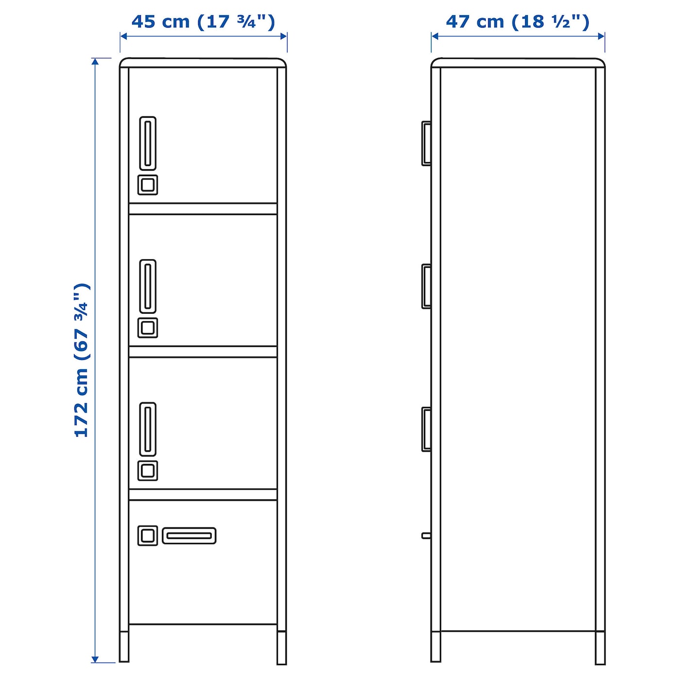 IDÅSEN high cabinet with drawer and doors beige - IKEA IDÅSEN high cabinet with drawer and doors beige - IKEA