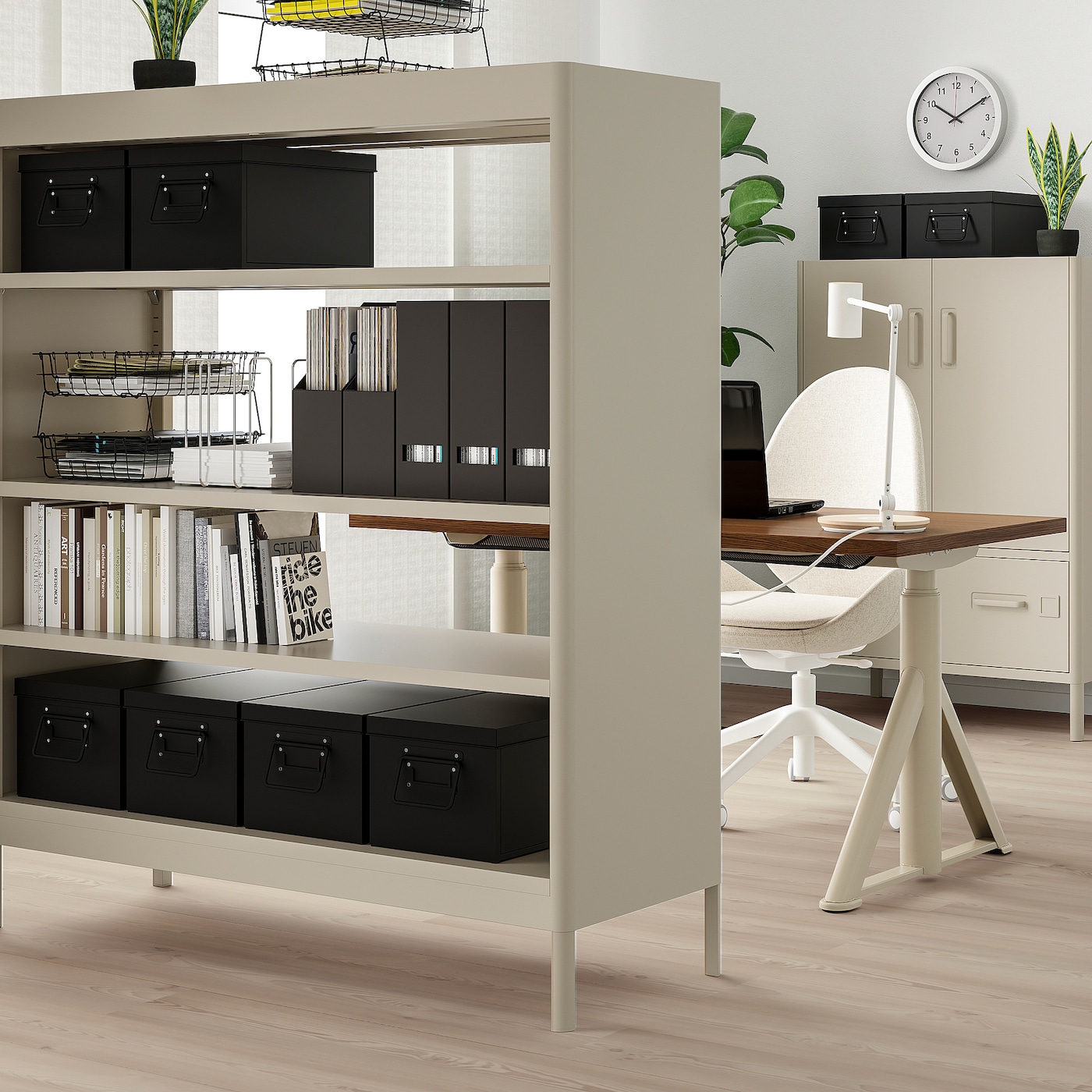 IKEA IDÅSEN イドーセン　シェルフ　オープンラック　ミッドセンチュリー IDÅSEN shelving unit beige - IKEA