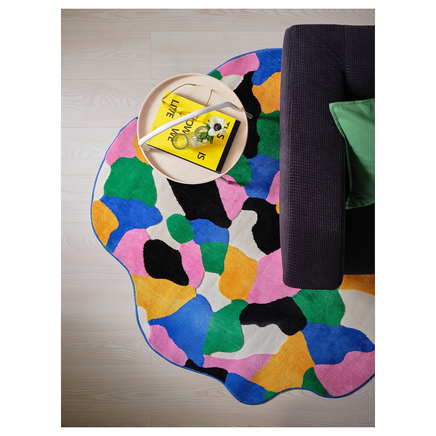 IDROTTSHALL イドロッツハル ラグ, マルチカラー IDROTTSHALL rug multicolour - IKEA