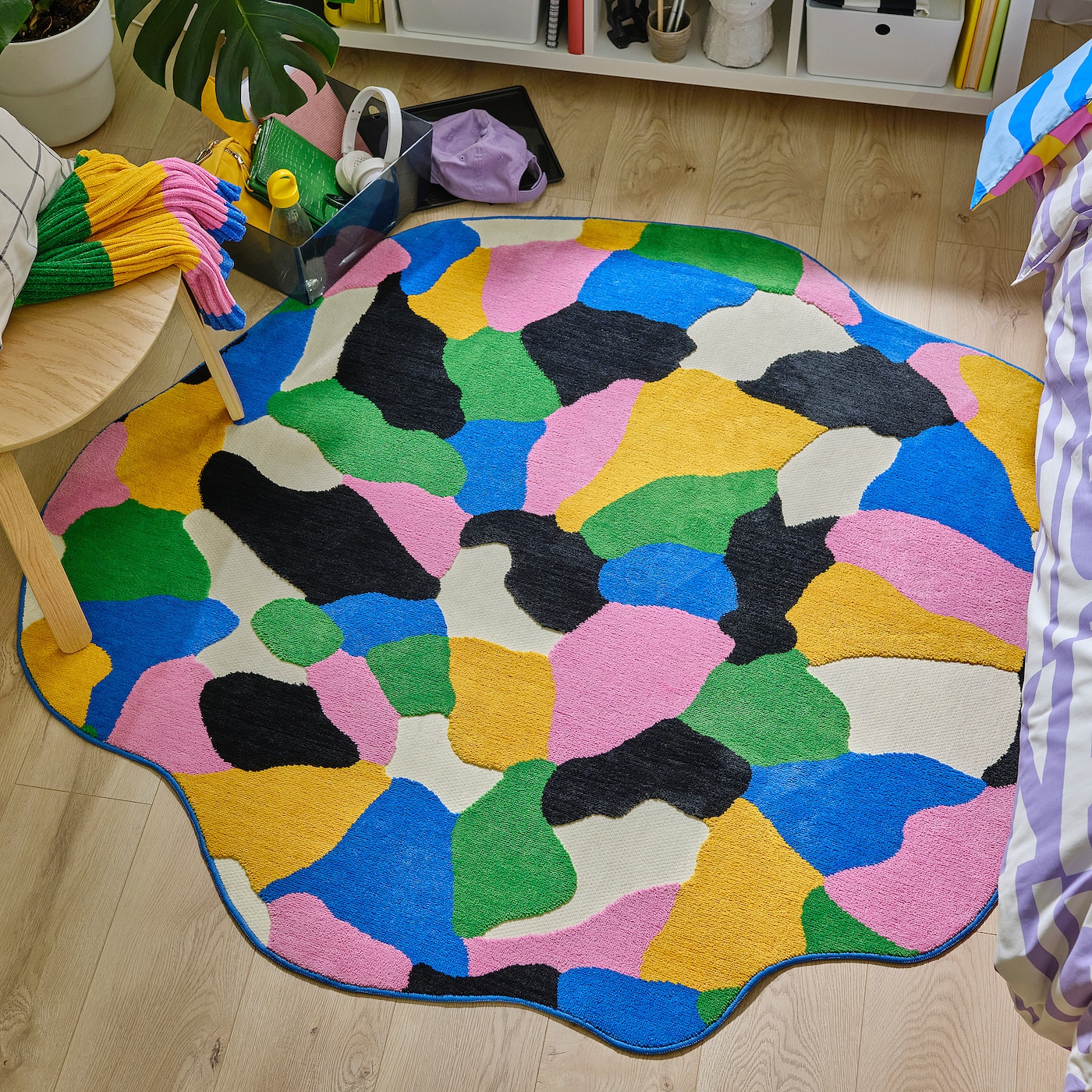 IDROTTSHALL イドロッツハル ラグ, マルチカラー IDROTTSHALL rug multicolour - IKEA
