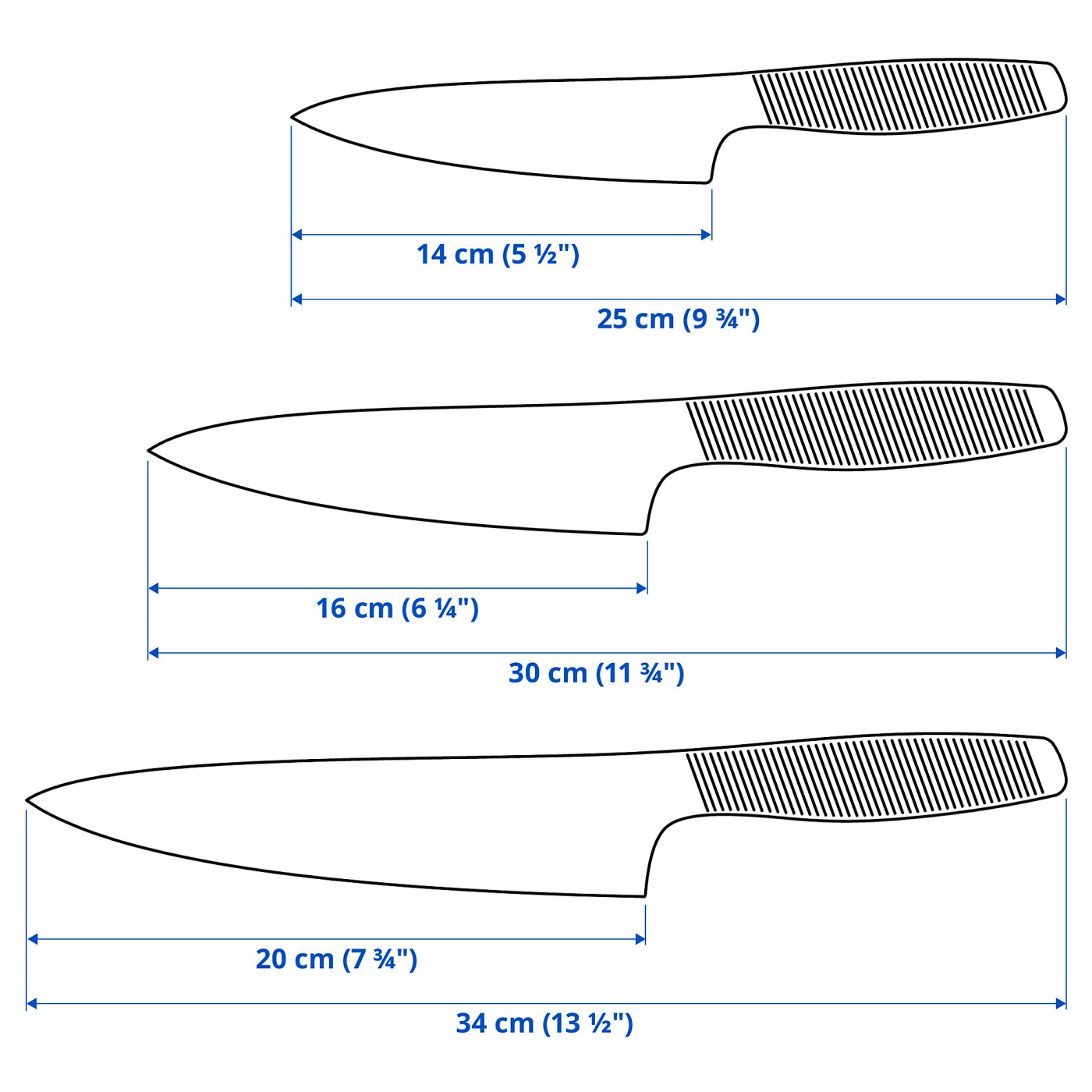 IKEA 365+ 3-piece knife set - IKEA