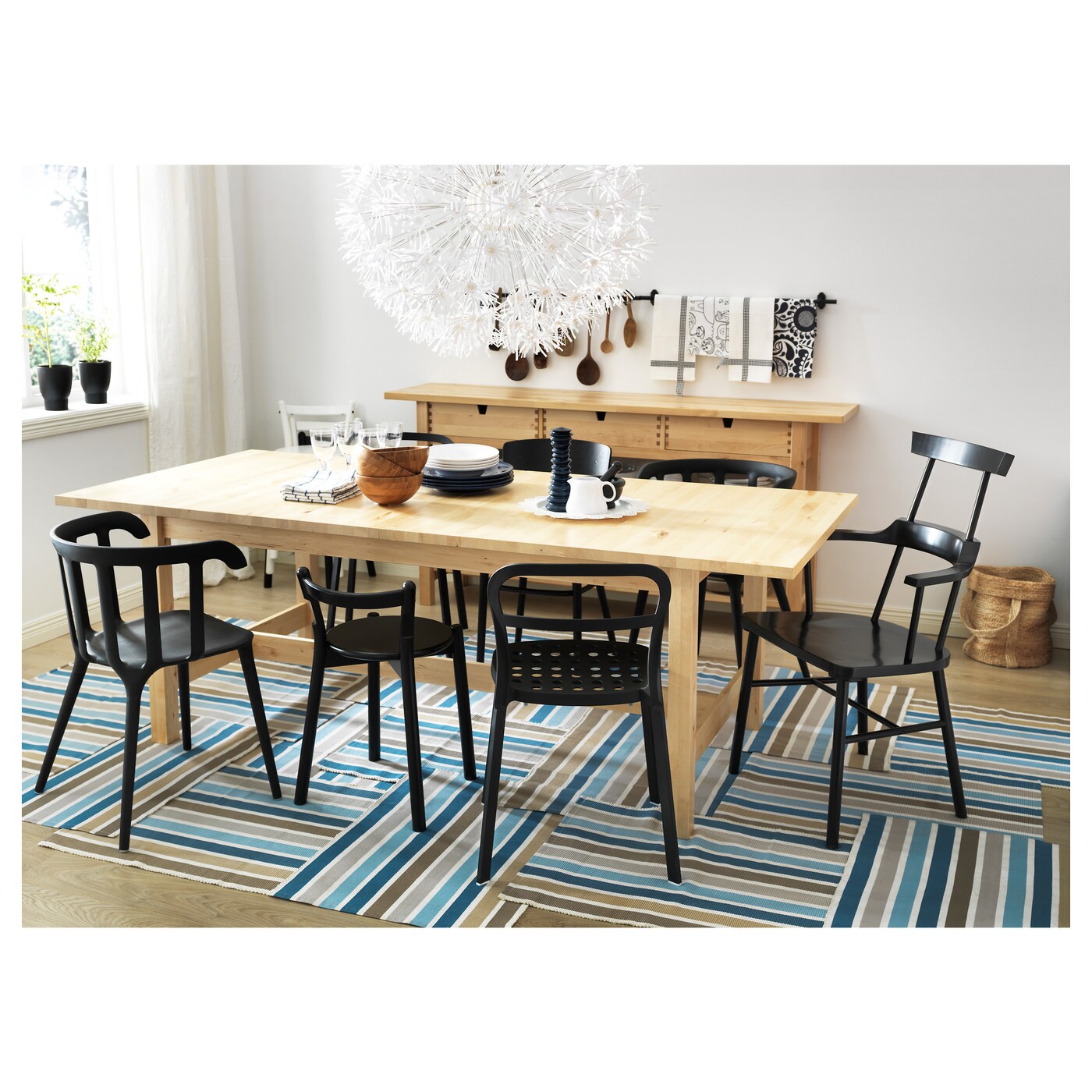 IKEA PS 2012 chair with armrests black - IKEA