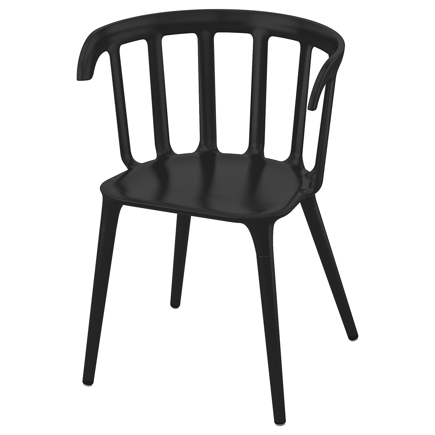 IKEA チェア アームレスト付き ブラック PS 2012 IKEA PS 2012 chair with armrests black - IKEA