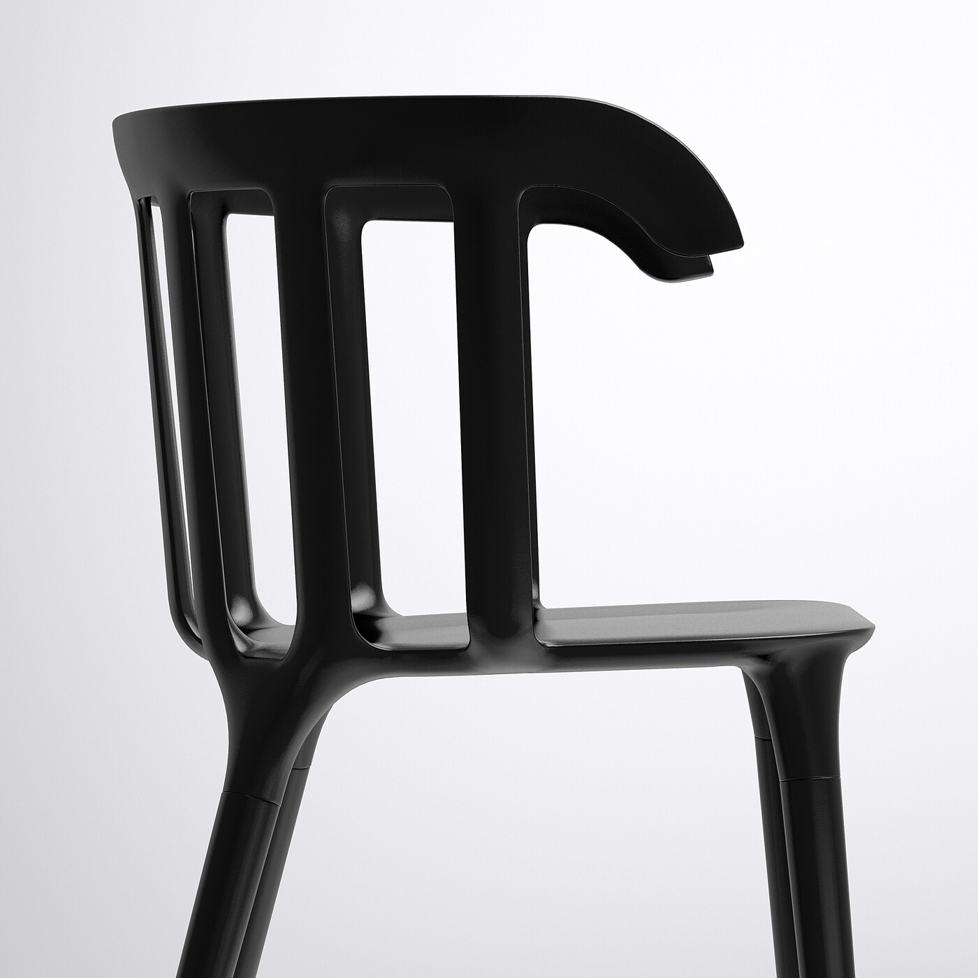 IKEA PS 2012 chair with armrests black - IKEA