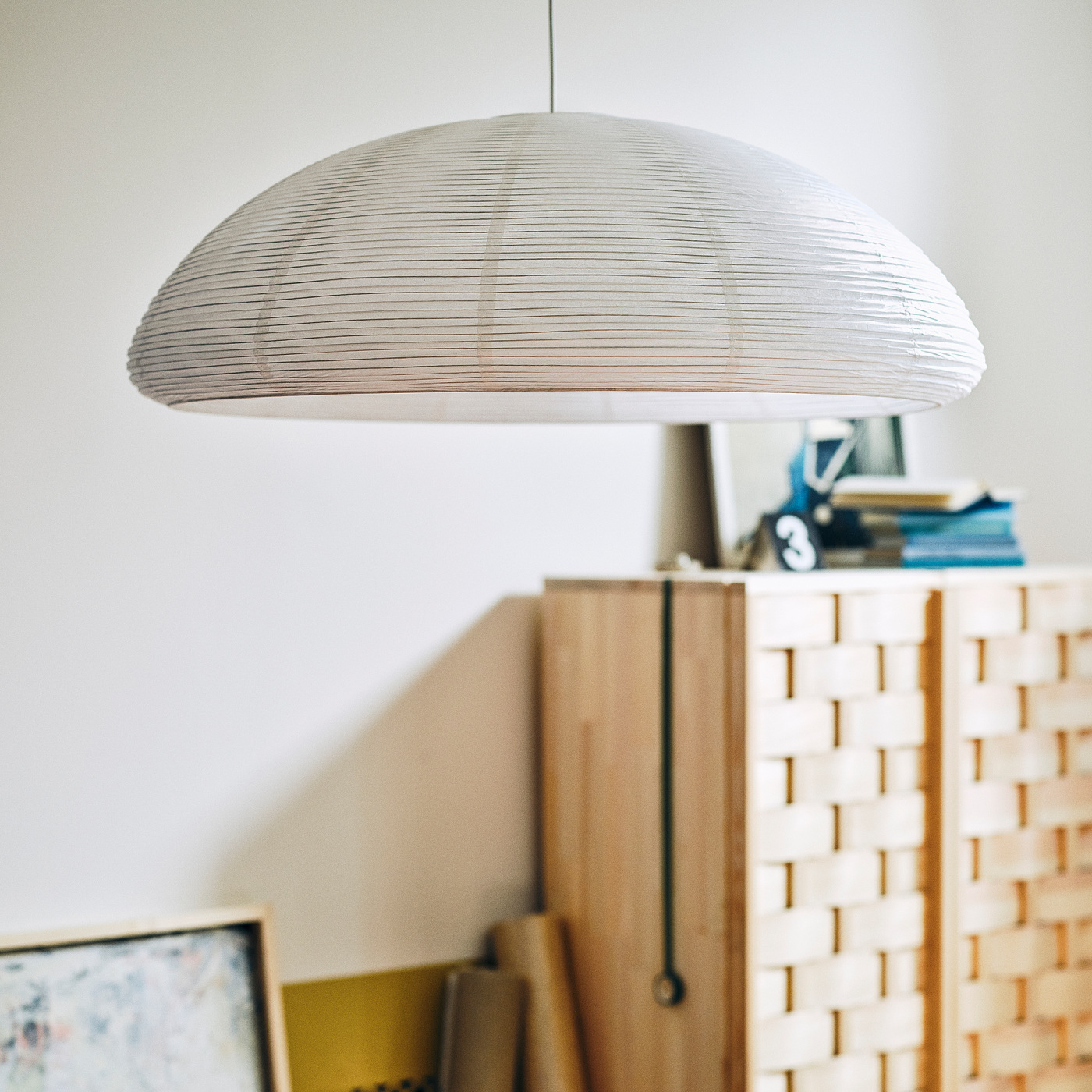 IKEA PS 2026 pendant lamp shade handmade/white - IKEA