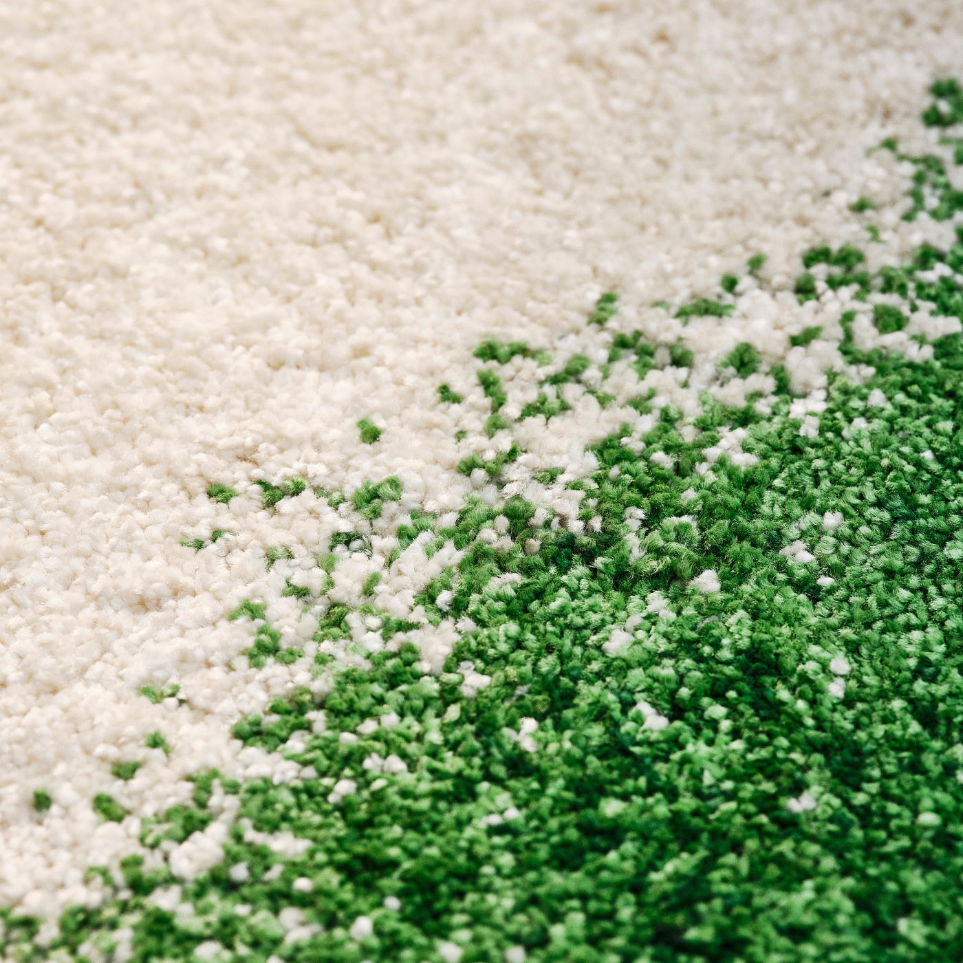 IKEA PS 2026 rug, low pile oval/green off-white - IKEA