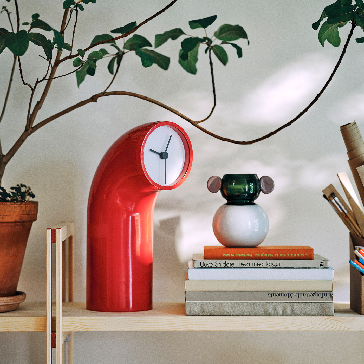 IKEA PS 2026 table clock red - IKEA