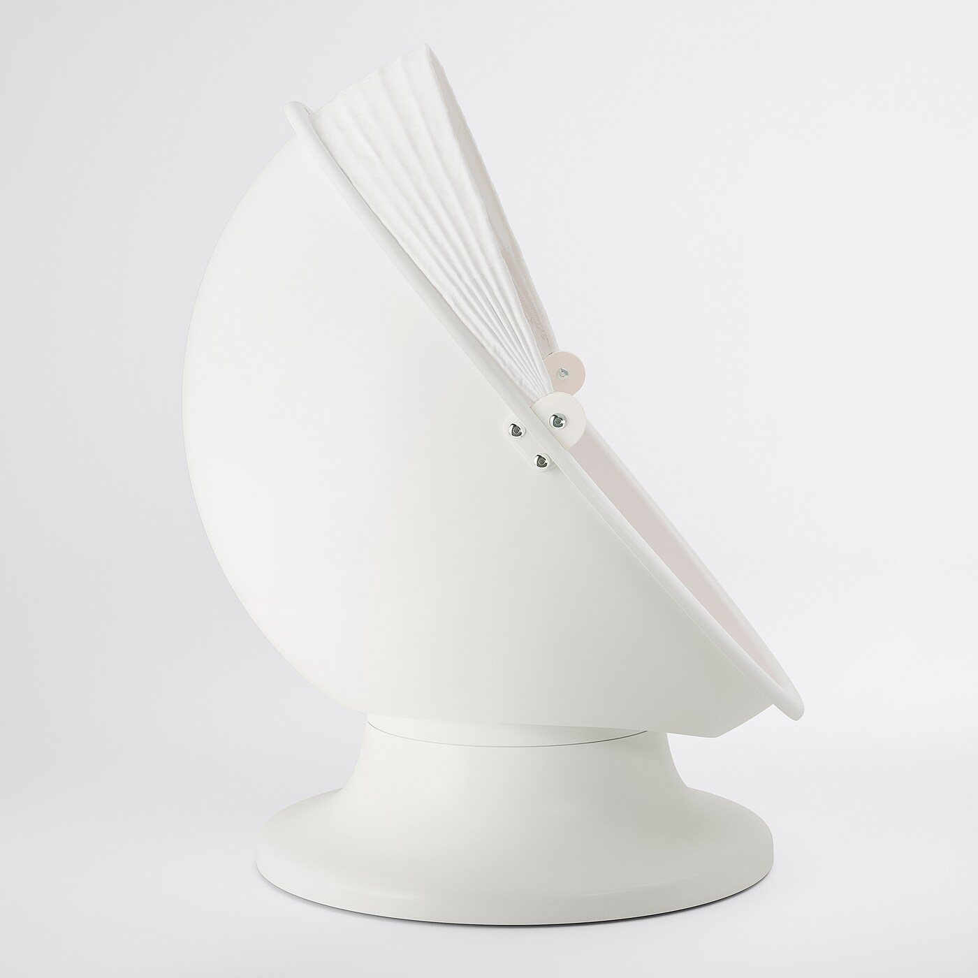 IKEA PS LÖMSK swivel armchair white/red - IKEA