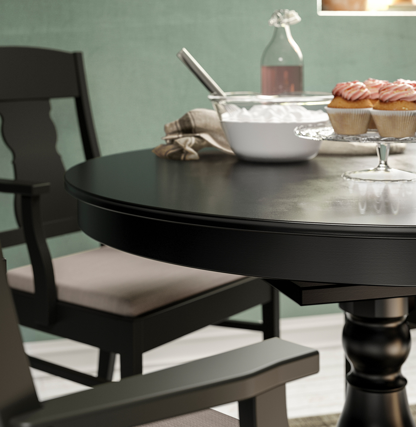 INGATORP extendable table black - IKEA