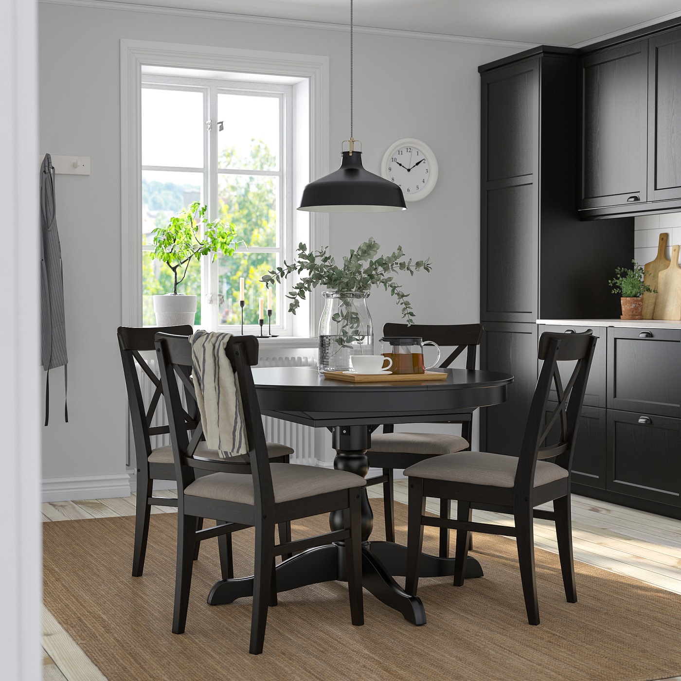 INGATORP extendable table black - IKEA INGATORP extendable table black - IKEA