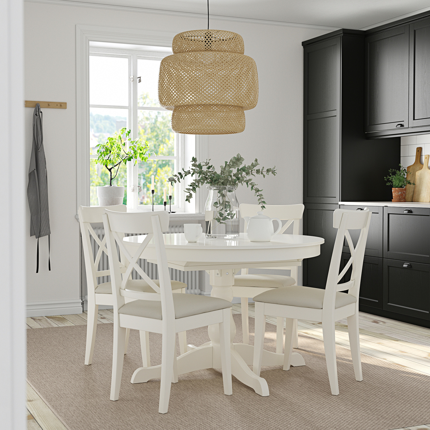 INGATORP extendable table white - IKEA