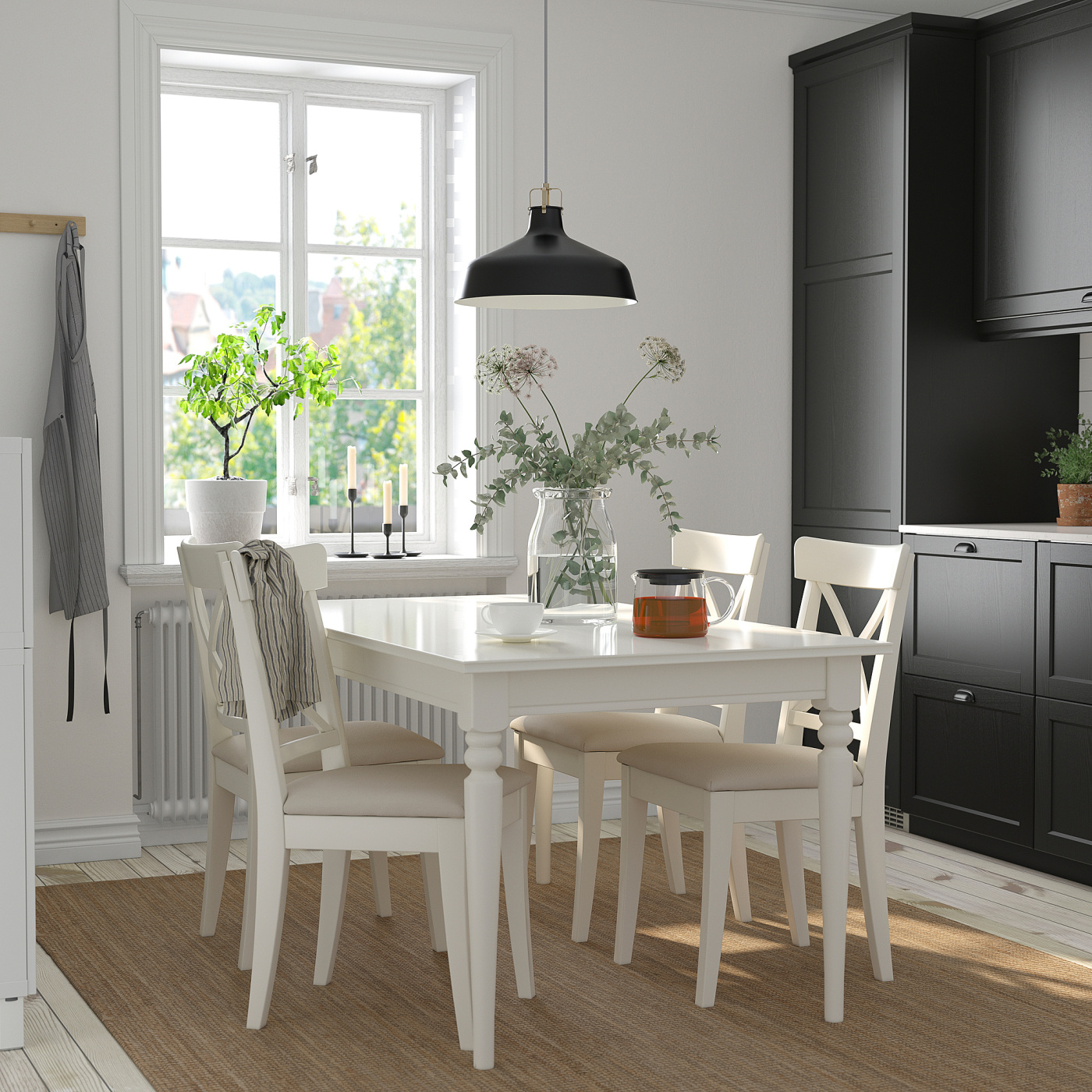 INGATORP extendable table white - IKEA