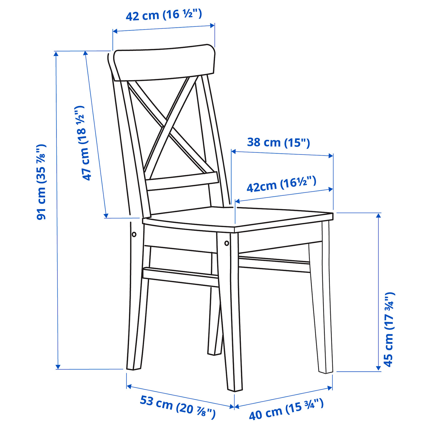 INGATORP / INGOLF table and 4 chairs black/brown-black - IKEA