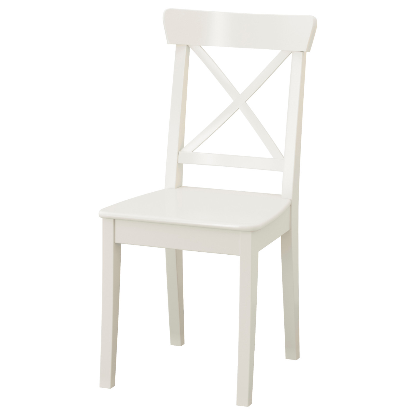 INGATORP / INGOLF table and 4 chairs white/Nordvalla beige - IKEA