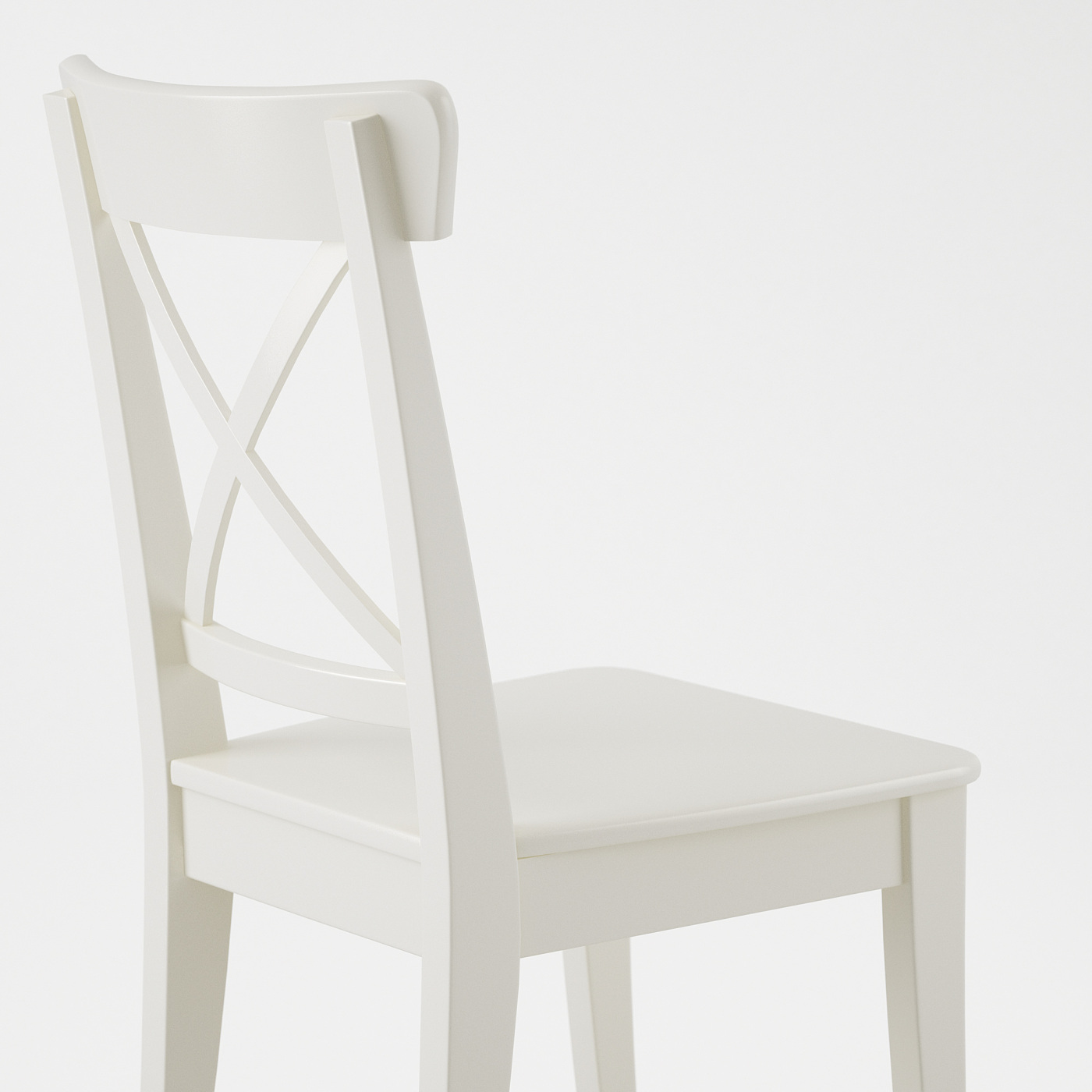 INGATORP / INGOLF table and 4 chairs white/Nordvalla beige - IKEA