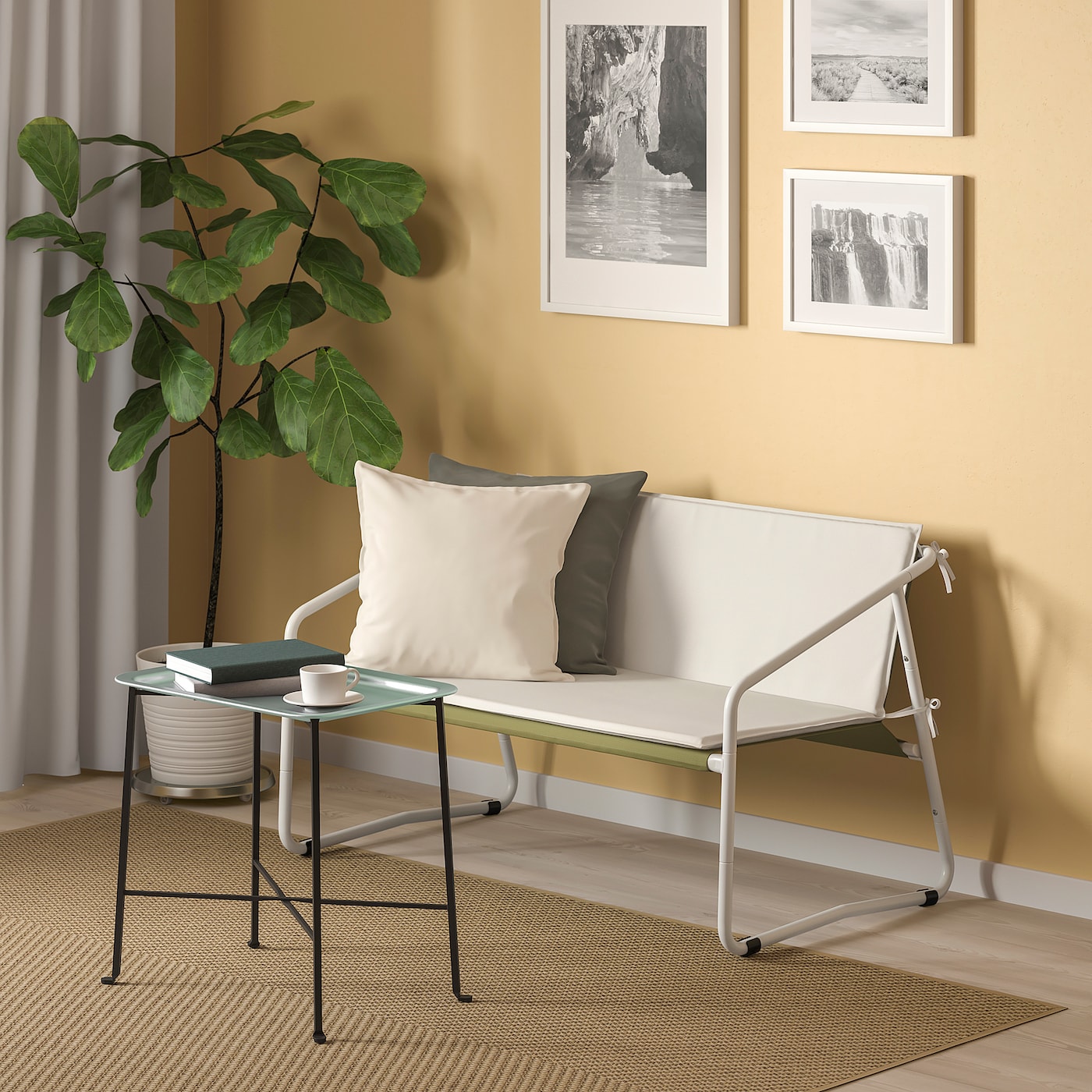 IKEA ベンチ　屋外　ソファ　イングマルソー 二人掛け　INGMARSÖ IKEA ベンチ 屋外 ソファ イングマルソー 二人掛け INGMARSÖ