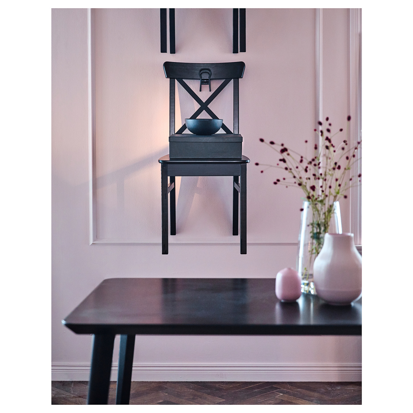 INGOLF chair brown-black - IKEA
