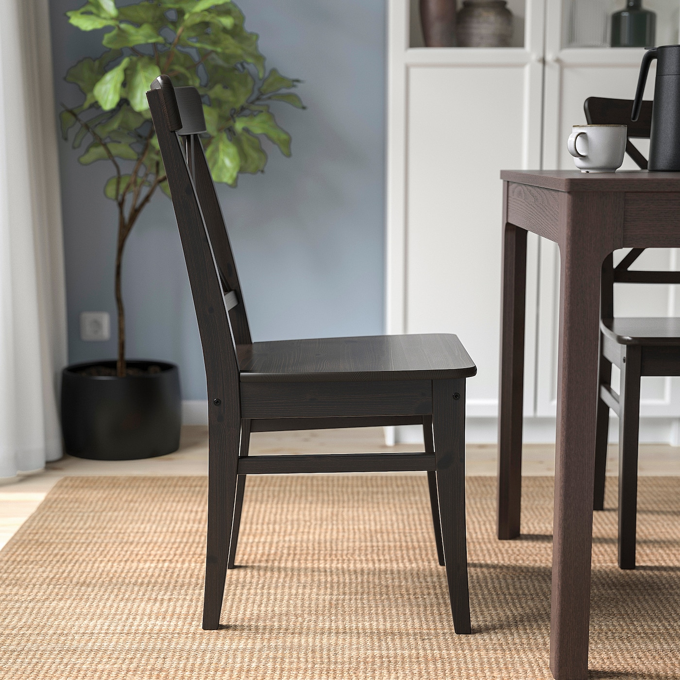 INGOLF chair brown-black - IKEA