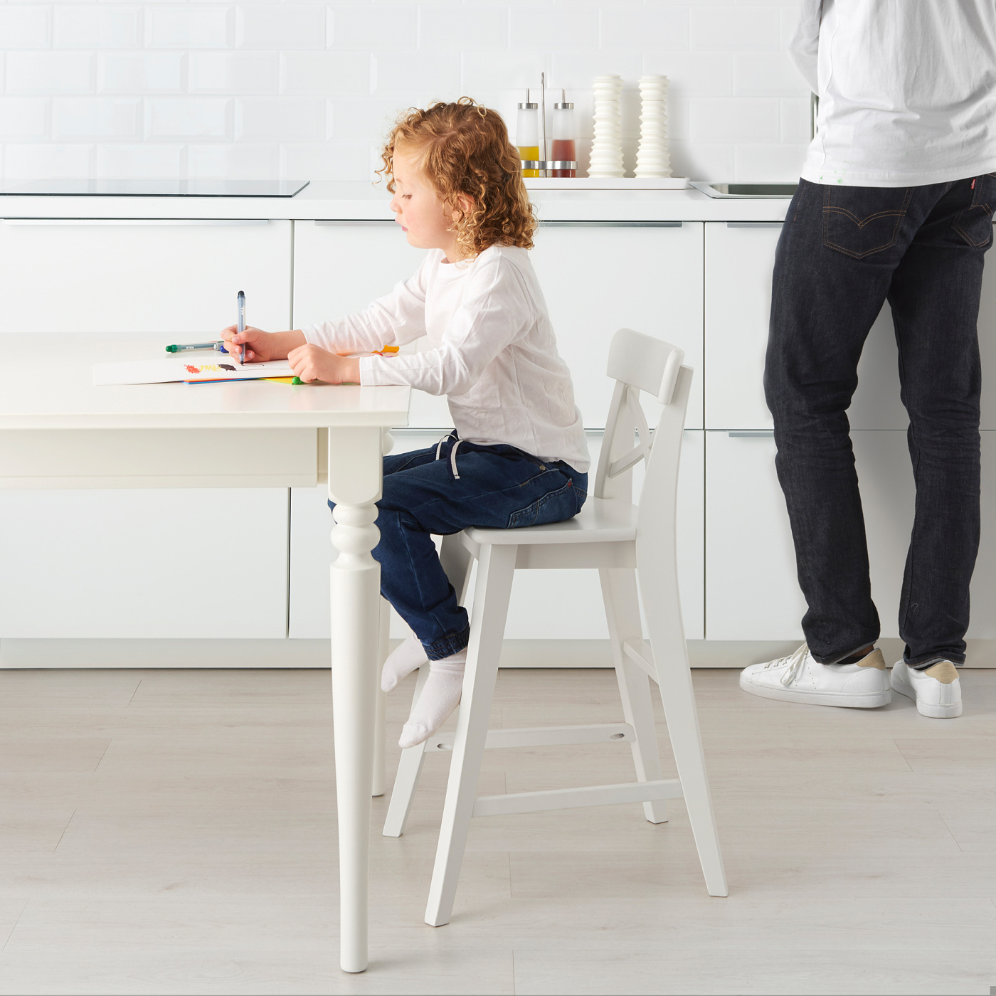 INGOLF junior chair white - IKEA