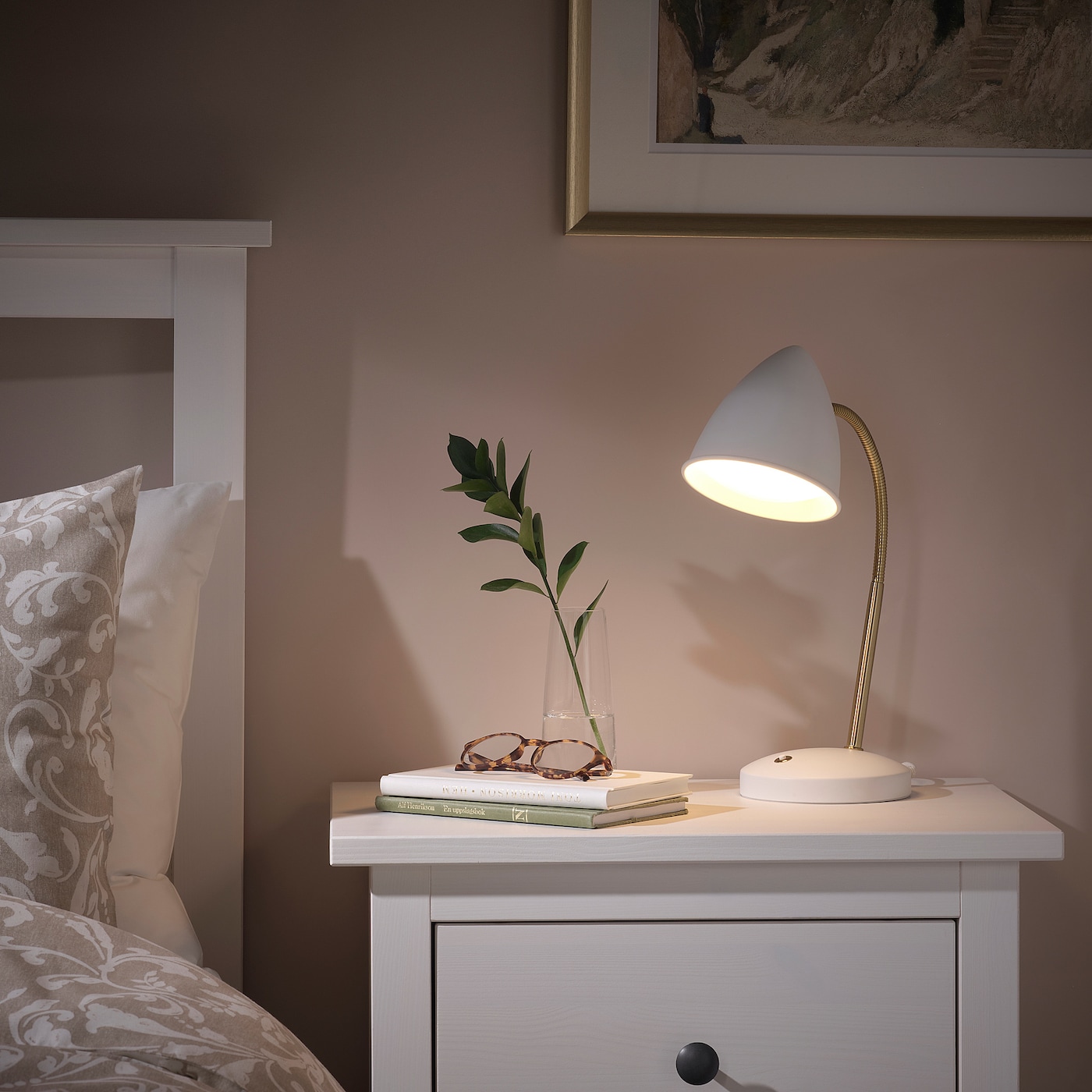 LÄKTRA レクトラ LEDワークランプ, 調光可能 ホワイト - IKEA