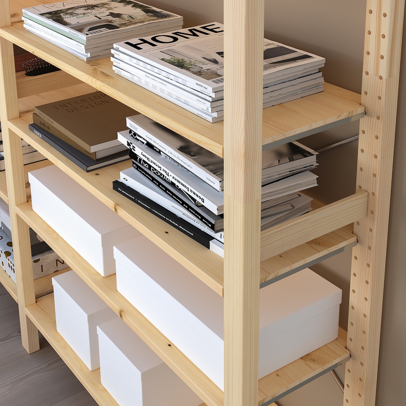 IKEA IVAR 値下げ不可 IVAR 1 section/shelves pine - IKEA