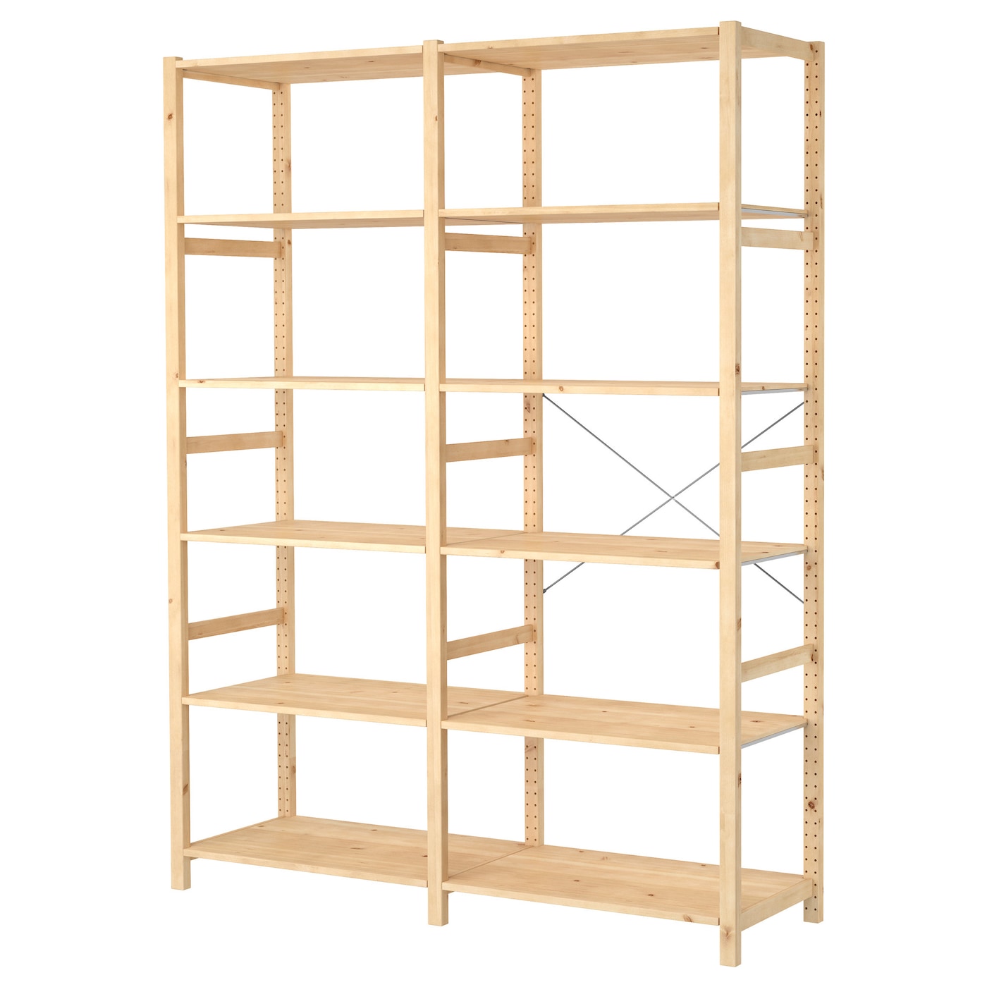 IVAR 2 sections/shelves pine - IKEA