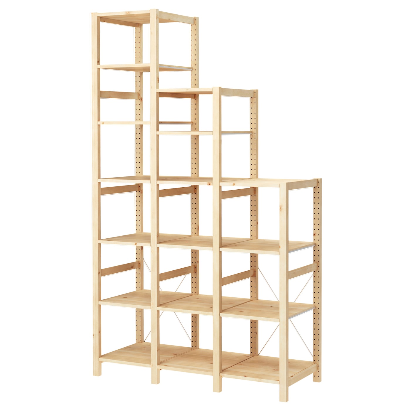 IVAR 3 sections/shelves pine - IKEA