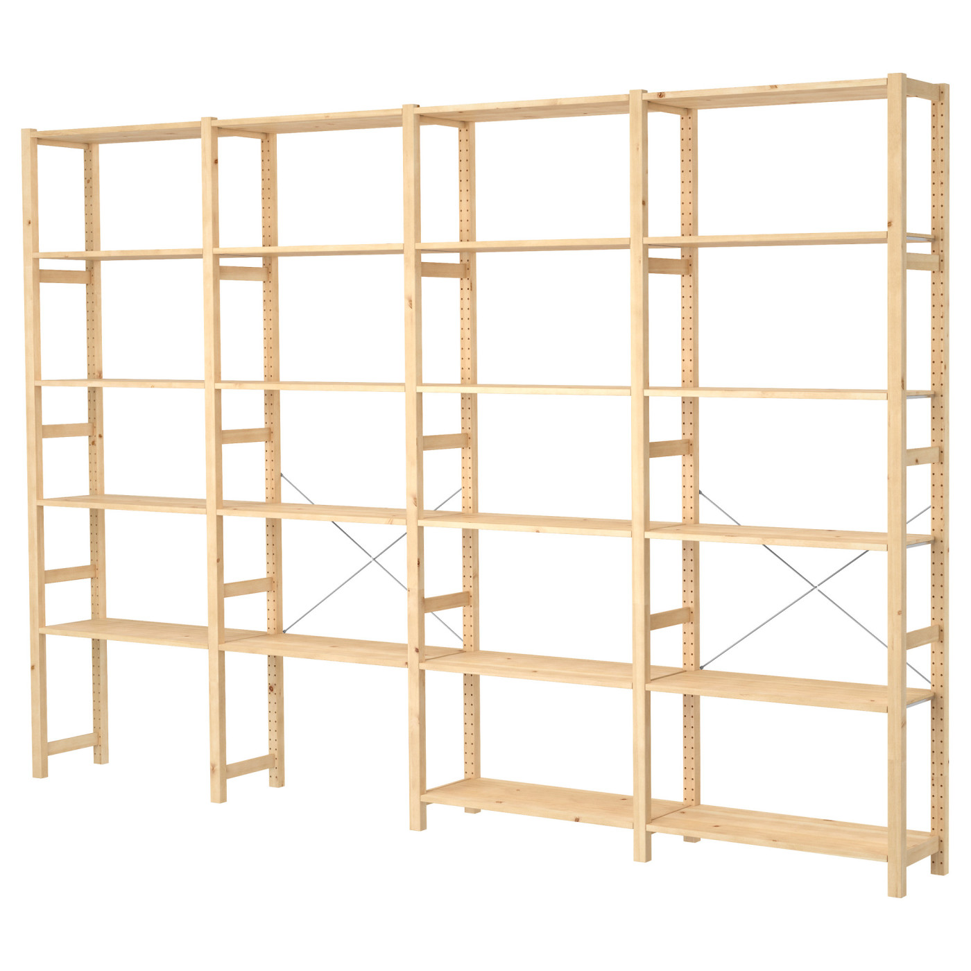IVAR 4 sections/shelves pine - IKEA