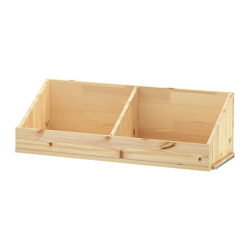 IVAR storage box on wheels pine - IKEA