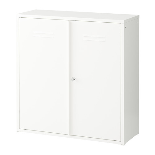 HÄLLAN storage combination with doors white - IKEA