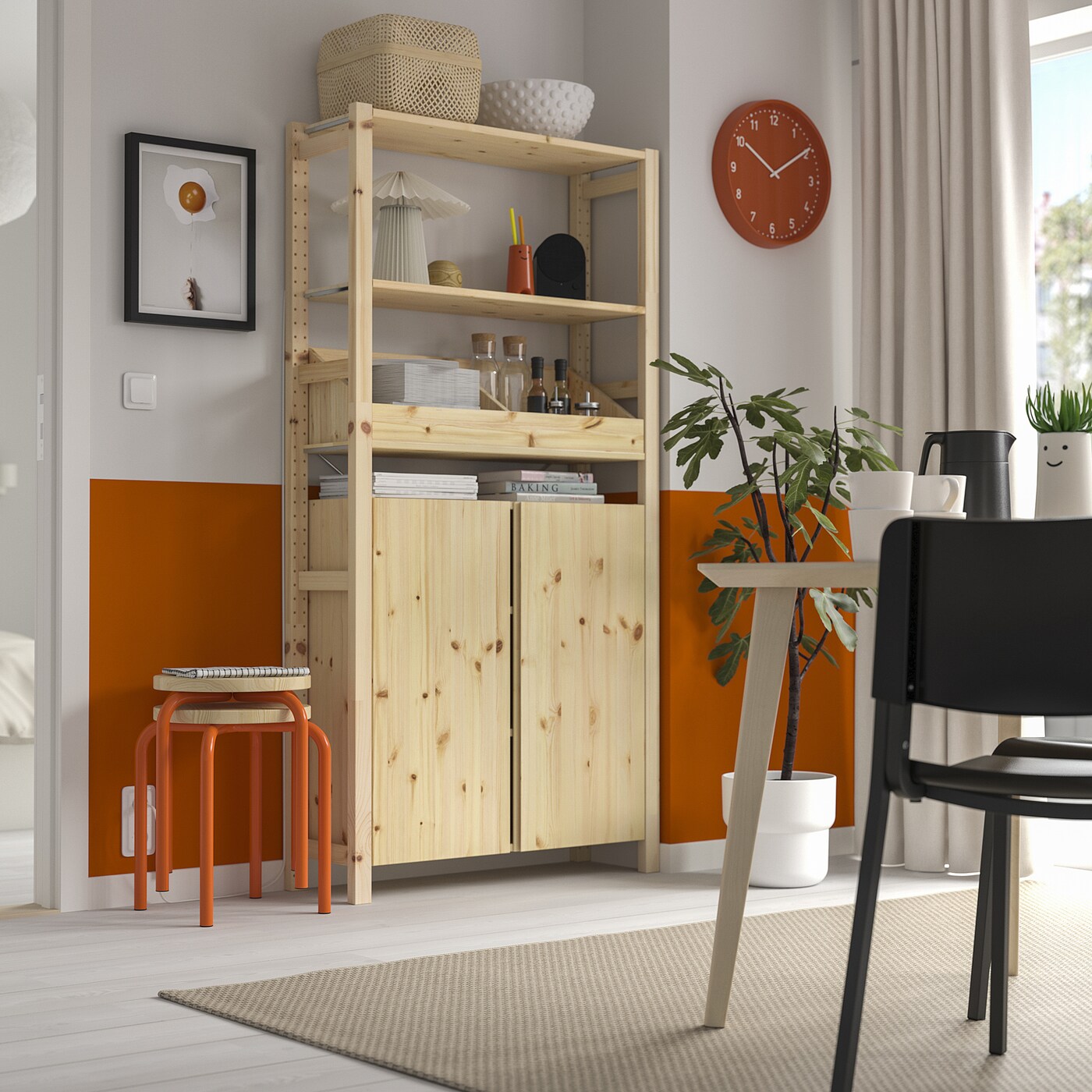 wood iron shelf 420*910*225　エコメルカリ便割り引き可 即納】wood iron shelf 1040*910*225（アイアン 棚 シェルフ