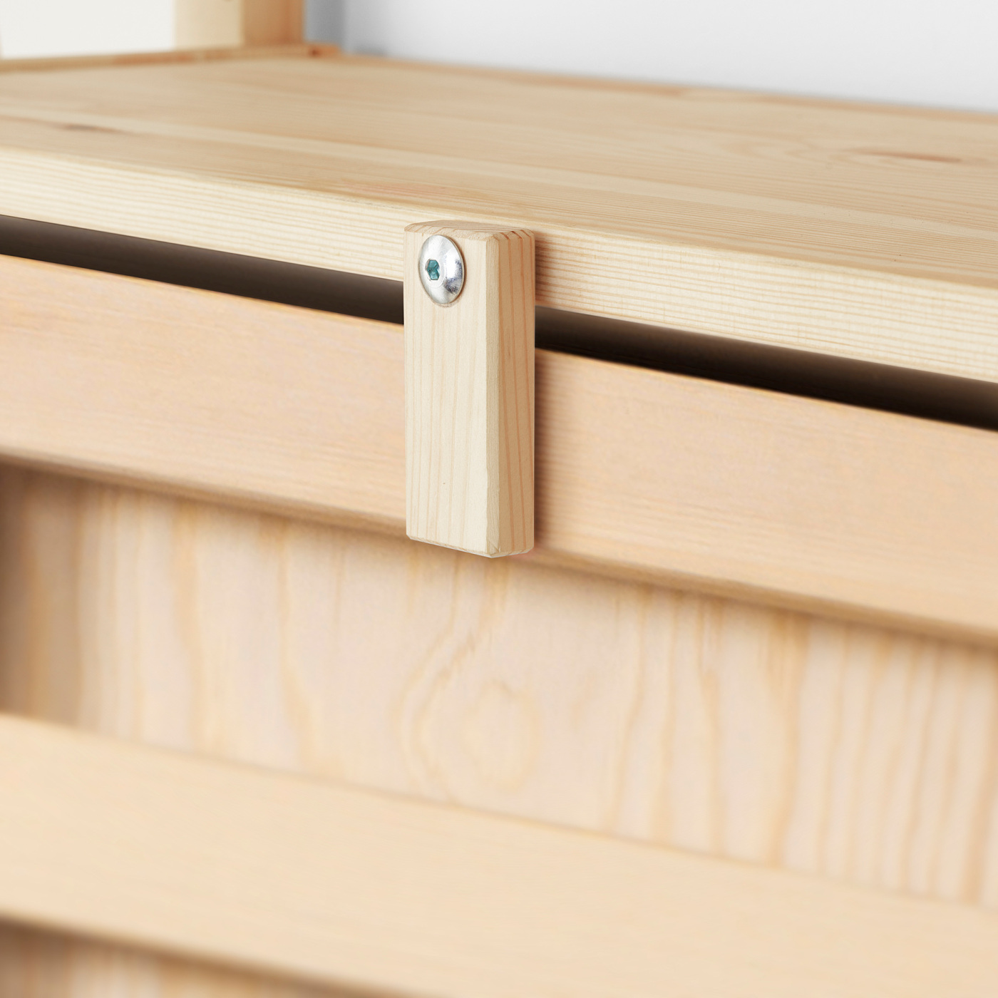 IVAR storage unit with foldable table pine - IKEA