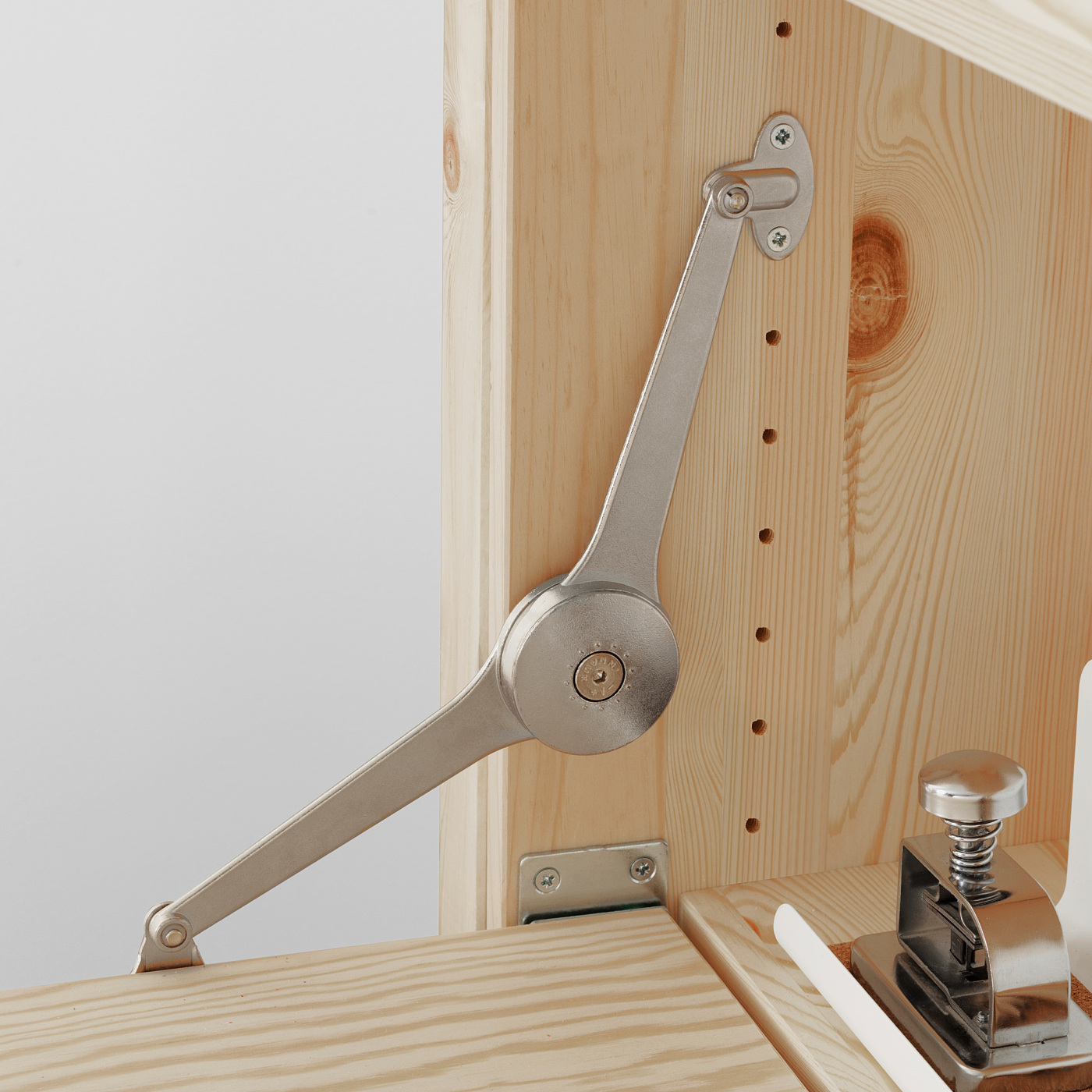 IVAR storage unit with foldable table pine - IKEA