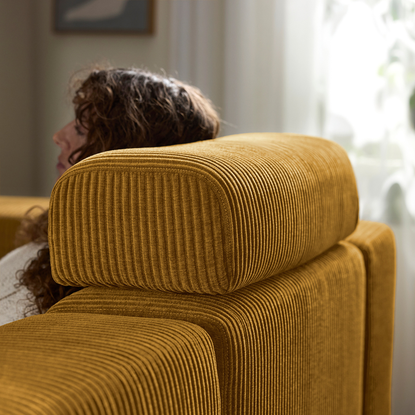 JÄTTEBO u-shaped sofa, 7-seat with chaise longue, right with