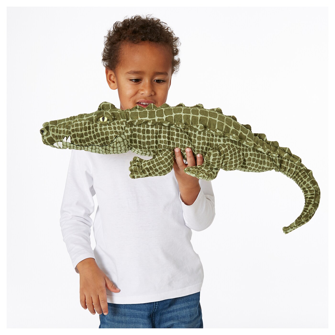 JATTEMATT soft toy crocodile green IKEA