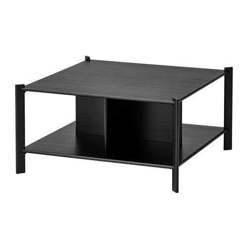ÄSPERÖD coffee table black/glass black - IKEA