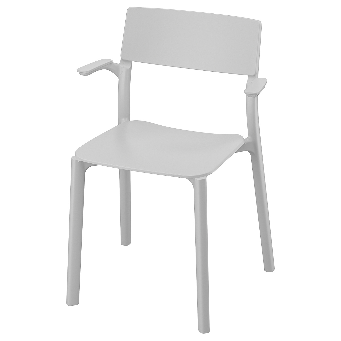 JANINGE chair with armrests grey - IKEA