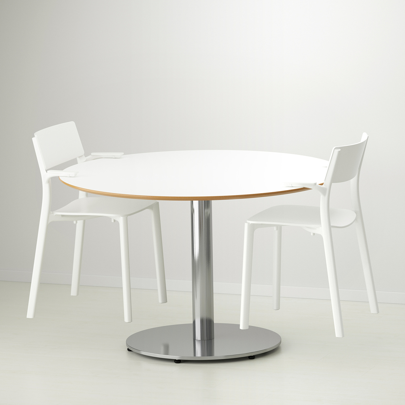 JANINGE chair with armrests white - IKEA