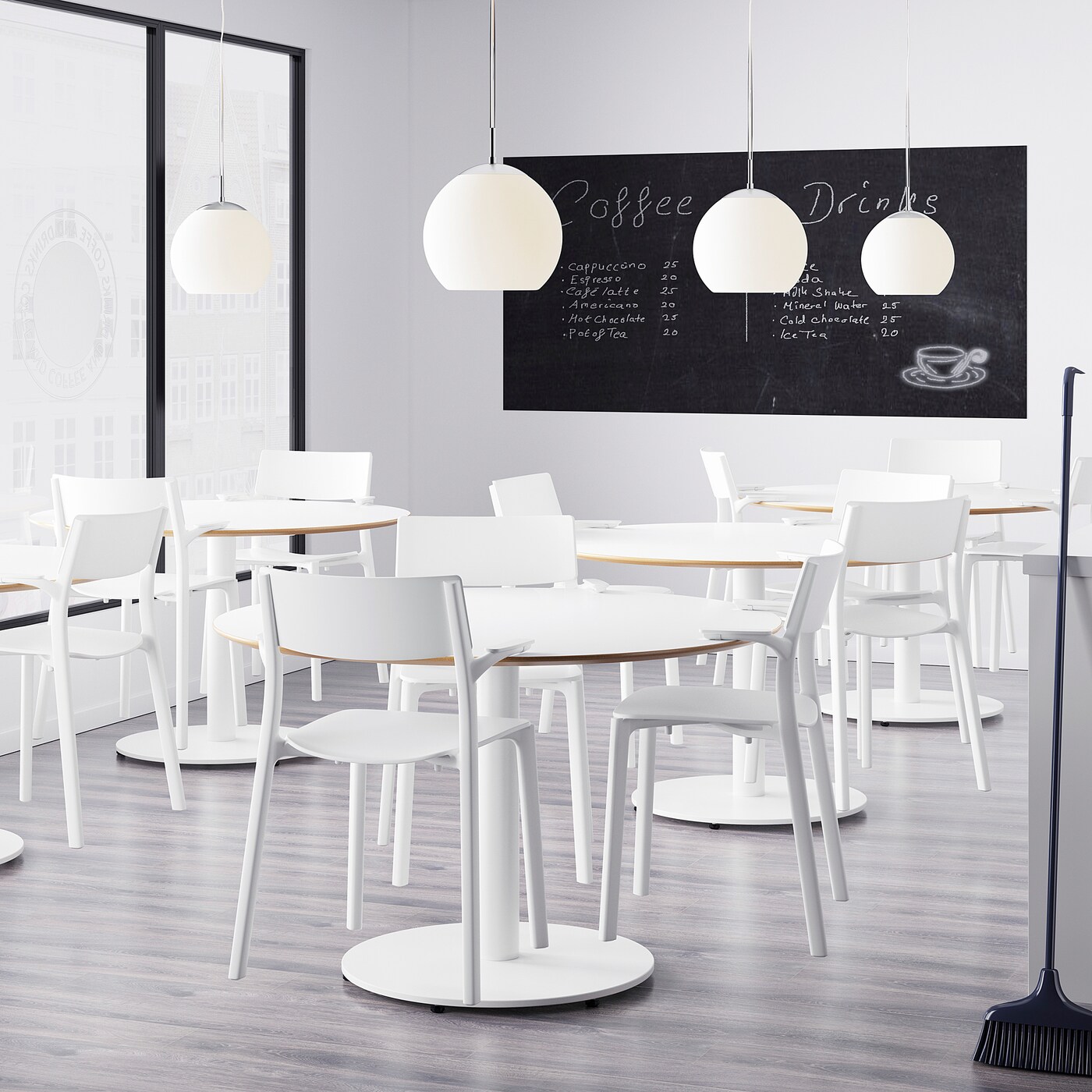 JANINGE chair with armrests white - IKEA