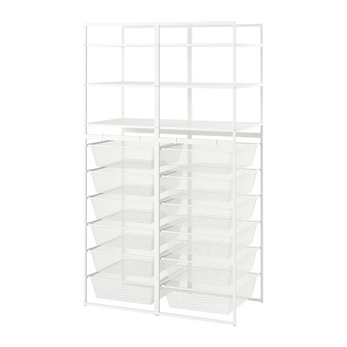 JONAXEL open storage combination white - IKEA