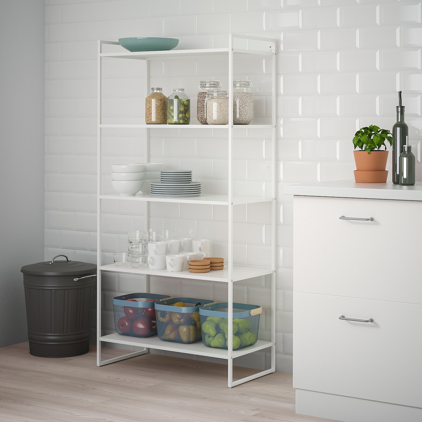 ✨Bianco☆gioco★eroi✨M  ユエ E70/M 34G JONAXEL shelving unit white - IKEA