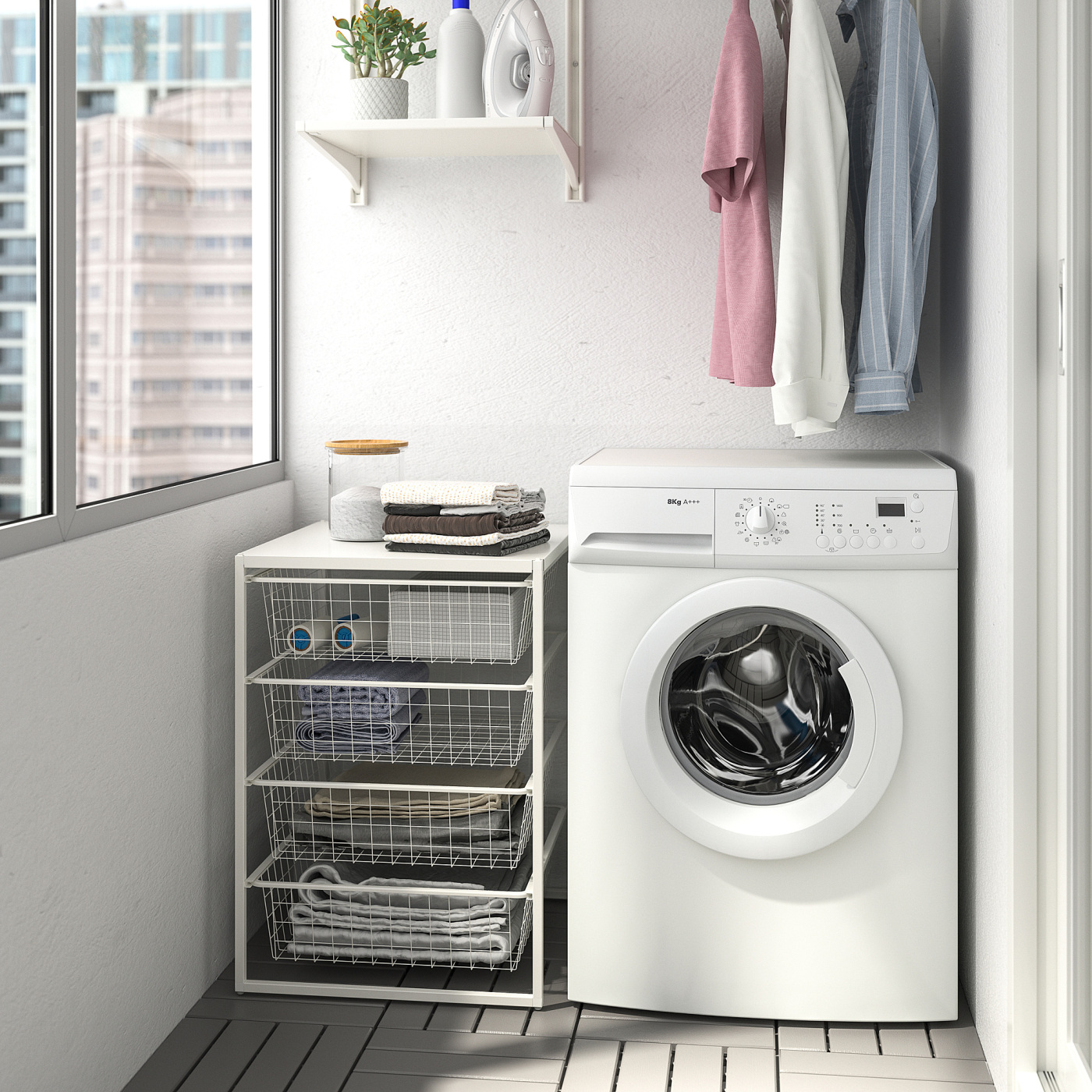 JONAXEL storage combination white - IKEA