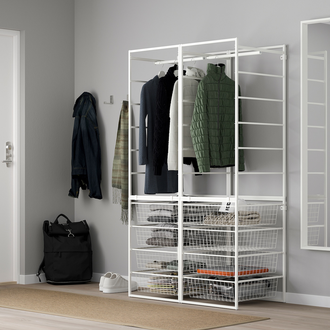 JONAXEL wardrobe combination white - IKEA