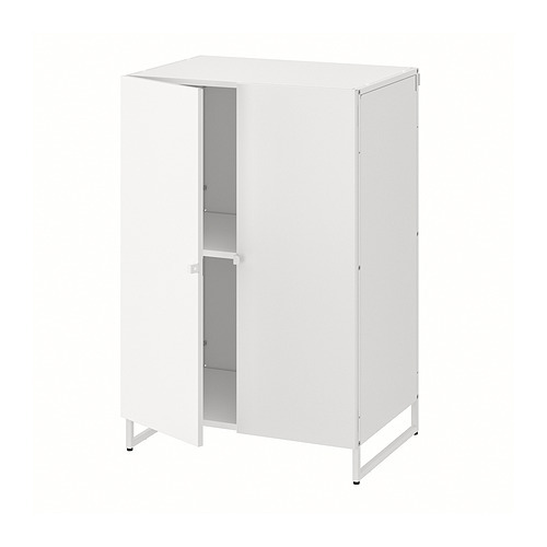 HÄLLAN storage combination with doors white - IKEA