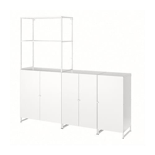 IVAR 3 sections/cabinet/shelves pine/white - IKEA
