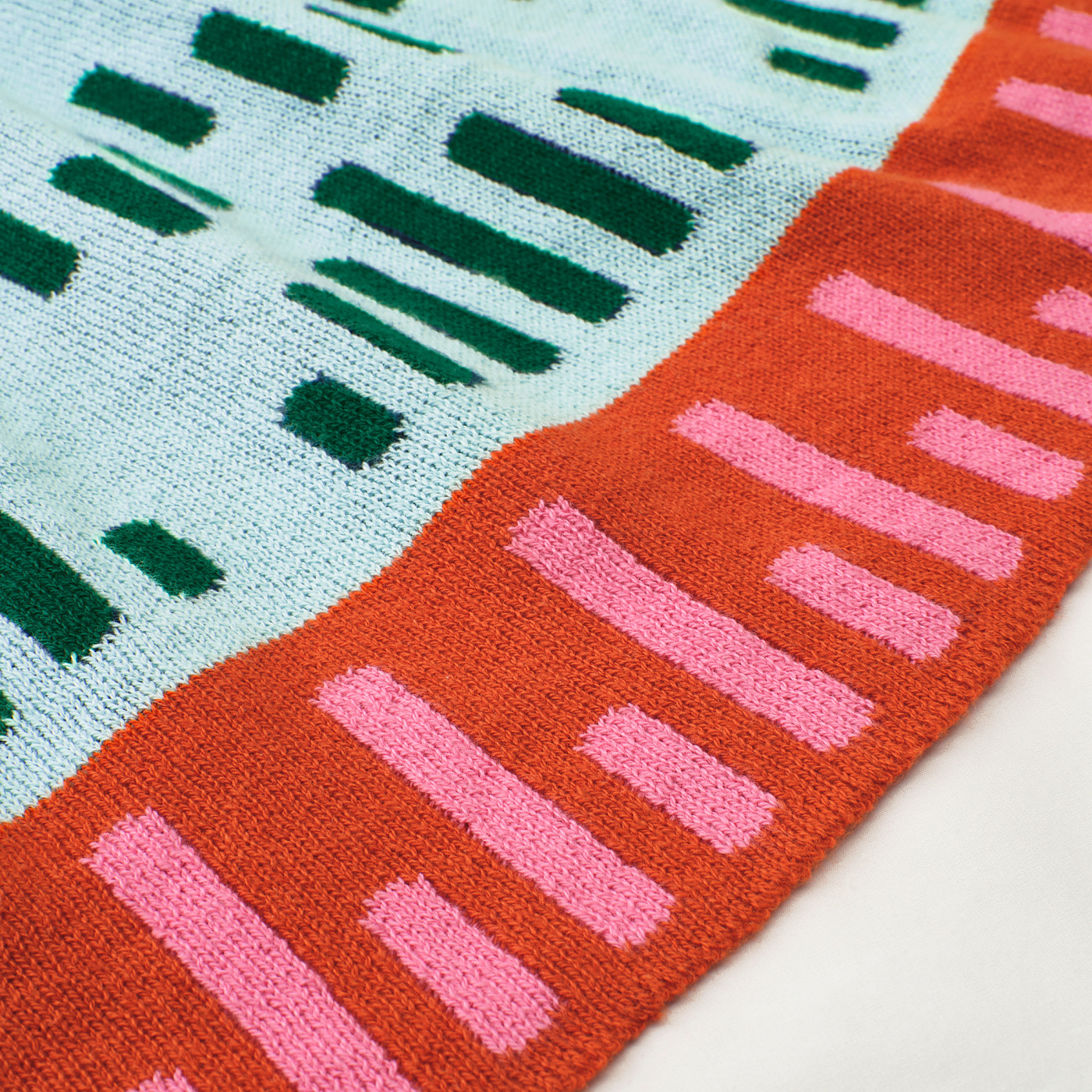 KÄPPHÄST blanket knitted/multicolour - IKEA