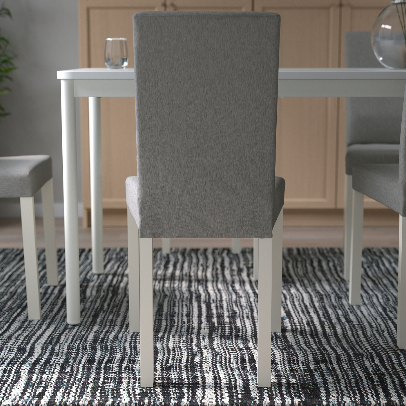KÄTTIL chair white/Knisa light grey - IKEA