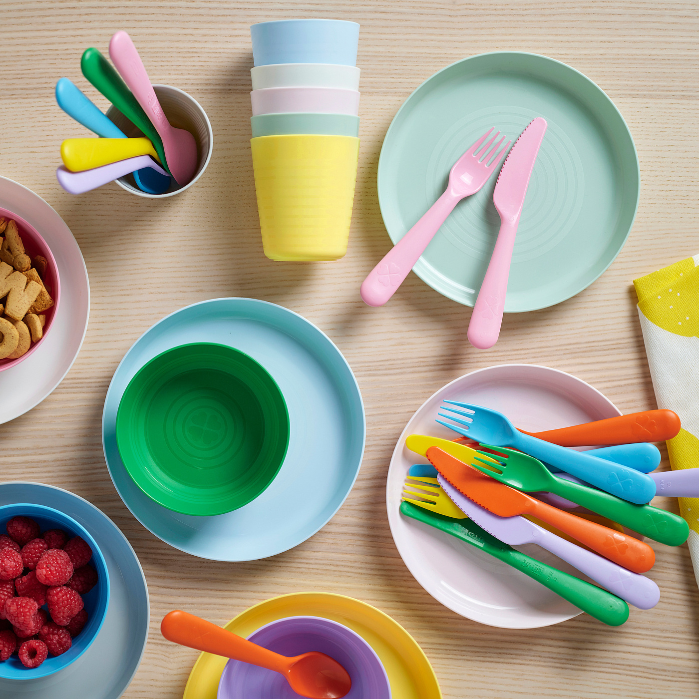 KALAS 18-piece cutlery set mixed colours/seasonal edition - IKEA