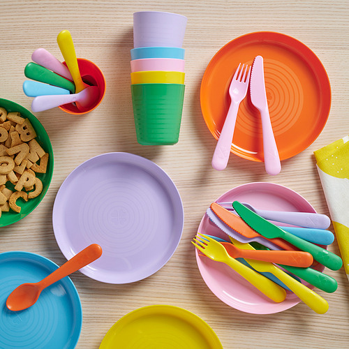 KALAS 18-piece cutlery set mixed colours/seasonal edition - IKEA