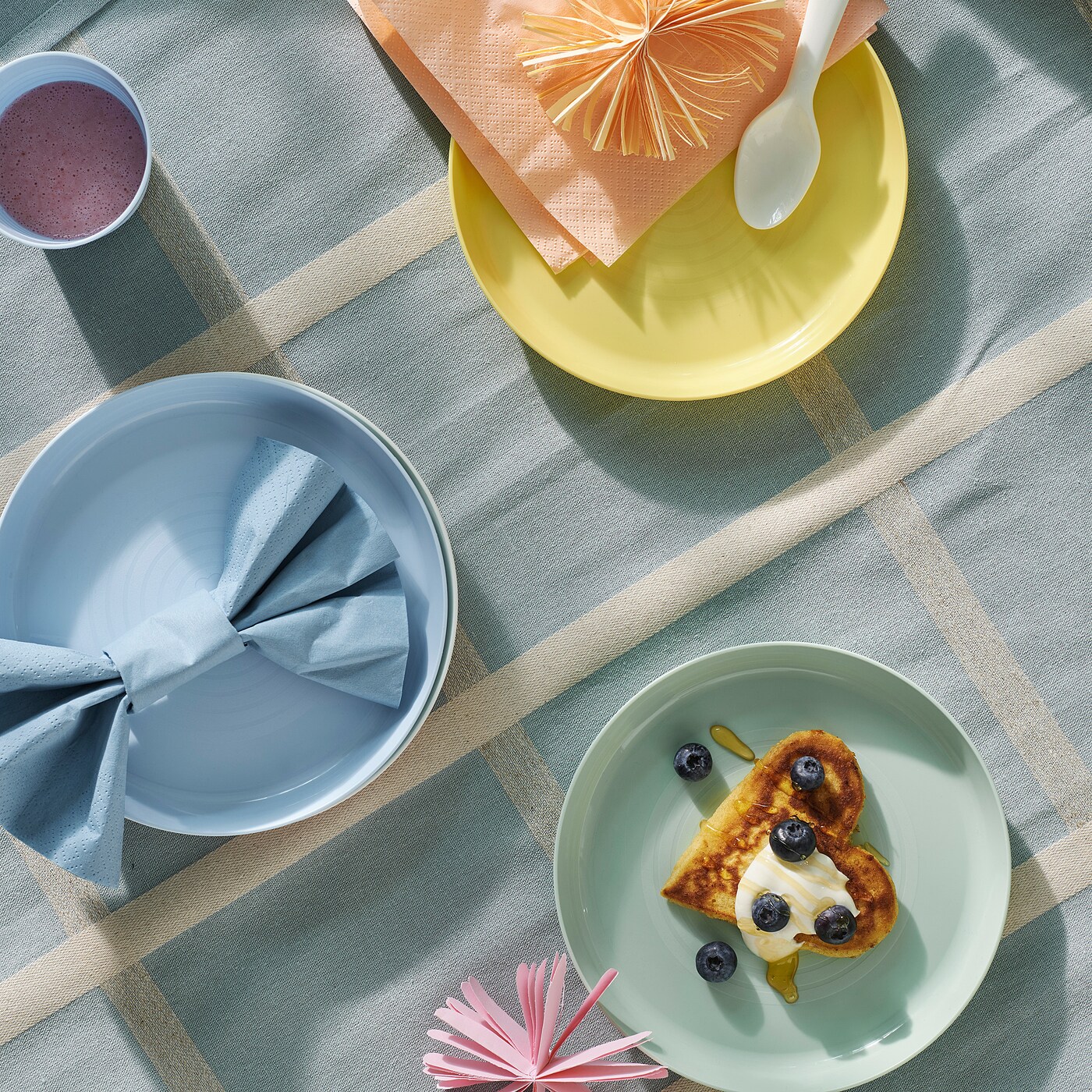 KALAS plate mixed colours - IKEA